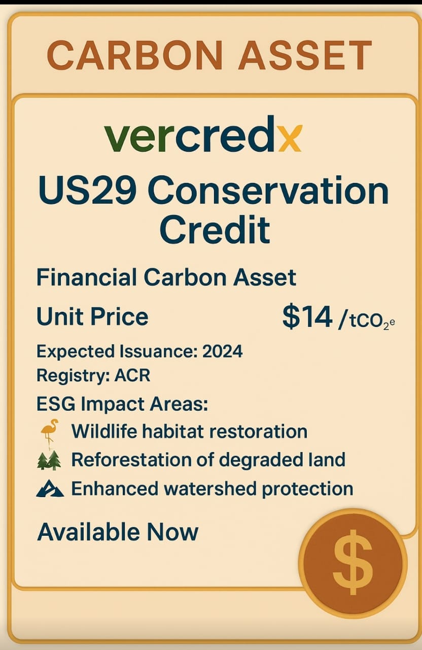Vercredx US 29 Conservation Credit