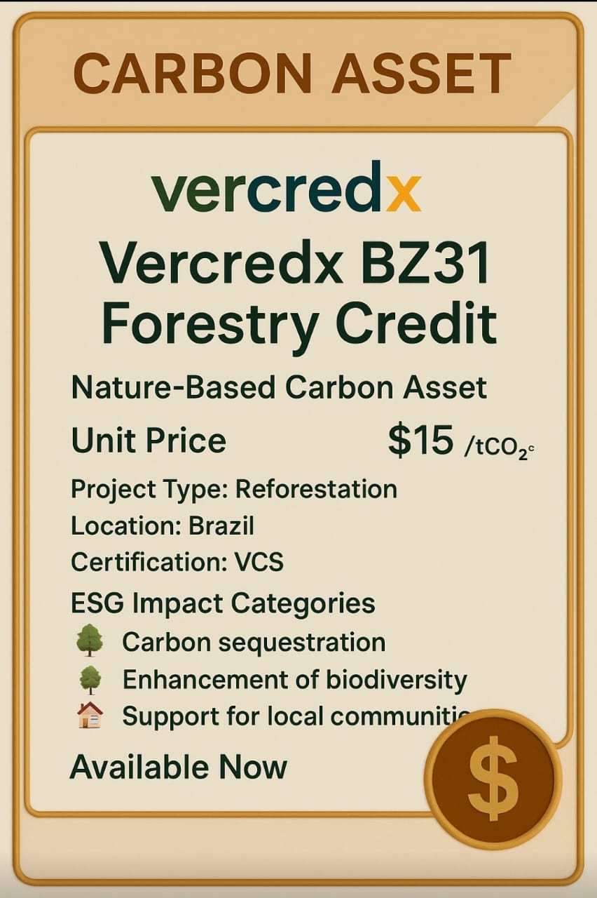 Vercredx BZ 31 Forestry Credits